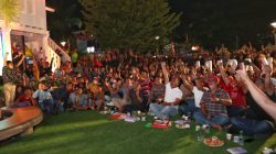 Wali Kota Makassar Moh Ramdhan Pomanto ikut menyaksikan pertandingan