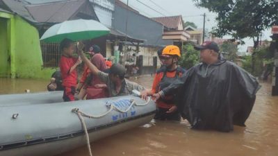 13 Kelurahan Terendam Banjir di Makassar, 598 Jiwa Mengungsi