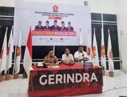 Bacaleg Gerindra Sulsel Diuji Keseriusan Ikut Kontestasi Pileg 2024