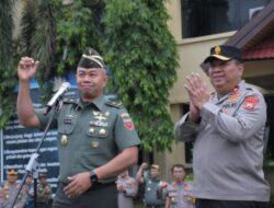 Berkunjung ke Mapolda Sulsel, Kasdam XIV/Hasanuddin Berikan Kejutan untuk Peringatan Hari Bhayangkara Ke-77