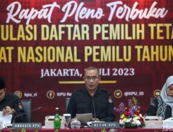 KPU Pusat Umumkan DPT Pemilu 2024 Dalam Negeri Tembus 203 Juta Jiwa