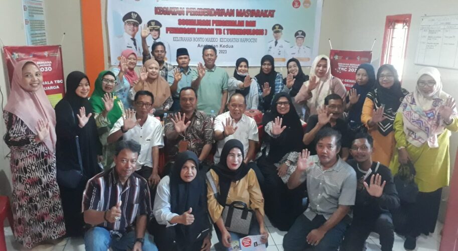 Kelurahan Bonto Makkio Sosialisasi Pengenalan dan Penanggulangan Tuberkulosis (TB).