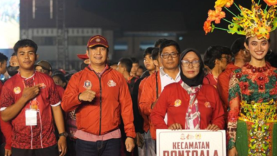 Intip Kemeriahan Porkot VIII Makassar yang Diikuti Kontingen Kecamatan Bontoala