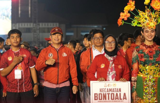 Intip Kemeriahan Porkot VIII Makassar yang Diikuti Kontingen Kecamatan Bontoala