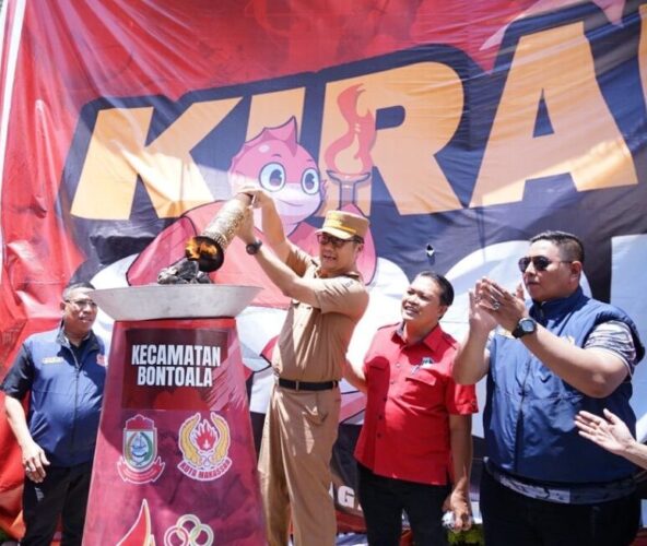 Aswin Kobarkan Api Semangat Sambut Porkot VIII Makassar