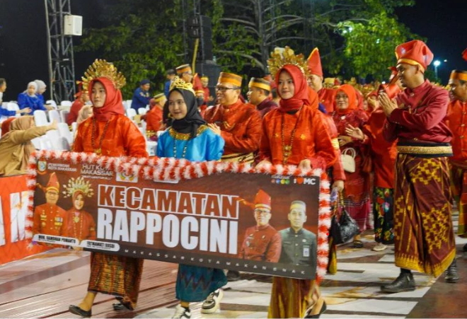 ASN di Kecamatan Rappocini Ikut Meriahkan Perayaan HUT Kota Makassar