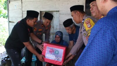 Bakti Sosial Huadi Group dan Polres Bantaeng Kembali Sentuh Warga Perdesaan