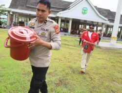 Gunakan Helikopter Salurkan Bantuan Logistik ke Lokasi Banjir Latimojong