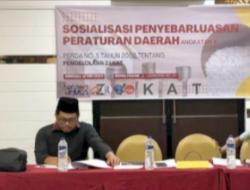 Sosialisasikan Perda Pengelolaan Zakat untuk Kesejahteraan Masyarakat