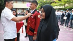 Pjs Walikota Arwin Azis Bakar Semangat Siswa-siswi Lomba Tata Upacara 