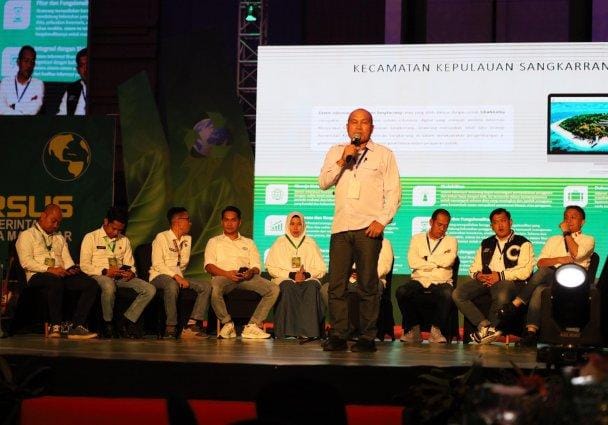 Kecamatan Sangkarrang Ajak Warga Pulau Wujudkan Low Carbon Lewat Pengurangan Penggunaan Plastik