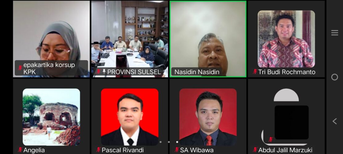 Pemprov Sulsel dan KPK Sinergi Tingkatkan Pencegahan Korupsi