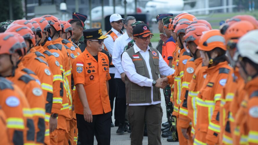 Personel INASAR Lepas Landas Menuju Lokasi Gempa Myanmar