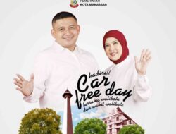 Appi-Aliyah Ajak Warga Makassar Silaturahmi Lewat Car Free Day