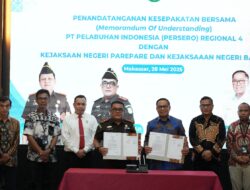Pelindo Regional 4 Teken MoU dengan Kejari Parepare dan Kejari Barru