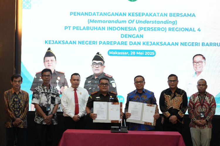 Pelindo Regional 4 Teken MoU dengan Kejari Parepare dan Kejari Barru