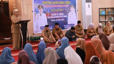 Lansia di Makassar Diberikan Asupan Spiritual
