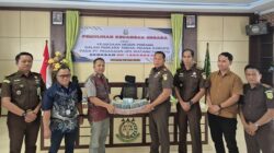 Kejari Pinrang Serahkan Rp1,2 Miliar Hasil Lelang Barang Rampasan Negara