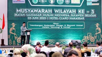 Buka Muswil ke-3 ISMI, Sekda Sulsel Dorong Peran Saudagar Muslim Bangun Ekonomi Umat