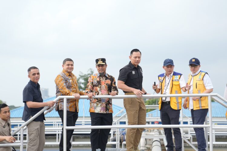 Tinjau IPAL Losari, AHY Minta Pemkot Makassar Maksimalkan Kapasitas Pengolahan Limbah