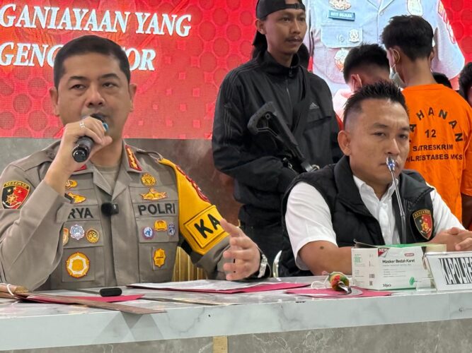 Polisi Ringkus Geng Motor yang Terlibat Penyerangan Brutal di Tiga Lokasi Makassar