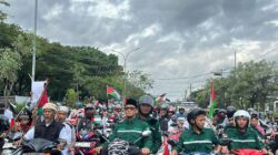 Lautan Manusia Konvoi Suarakan Kemerdekaan Palestina