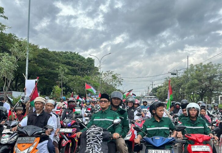 Lautan Manusia Konvoi Suarakan Kemerdekaan Palestina