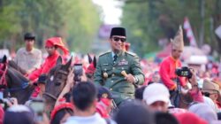Gubernur Sulsel Lepas Puluhan Ribu Peserta Jalan Sehat dan Kirab Karnaval HUT RI ke-80