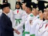 Mensekneg Prasetyo Hadi Kukuhkan 76 Anggota Paskibraka 2025