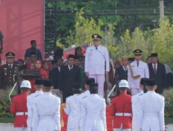 Upacara HUT Ke-80 RI Berlangsung Khidmat di Lapangan Karebosi Makassar
