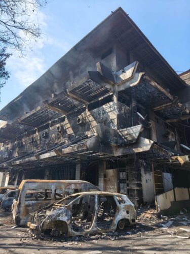 BPBD Catat Kerugian Capai Rp253,4 Miliar Pascakerusuhan di Kantor DPRD Makassar