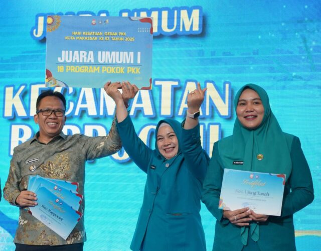 TP PKK Kecamatan Rappocini Tampil Bersinar di Gebyar PKK HKG Ke-53