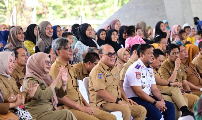 Hadiri Gerakan Gemar Makan Telur, Mario Said: Mereka Generasi Masa Depan