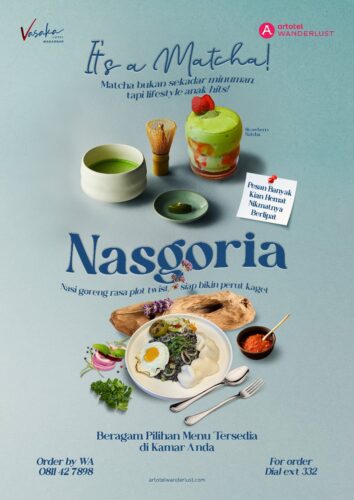 Vasaka Hotel Makassar Perkenalkan Menu Nasi Goreng dan Matcha