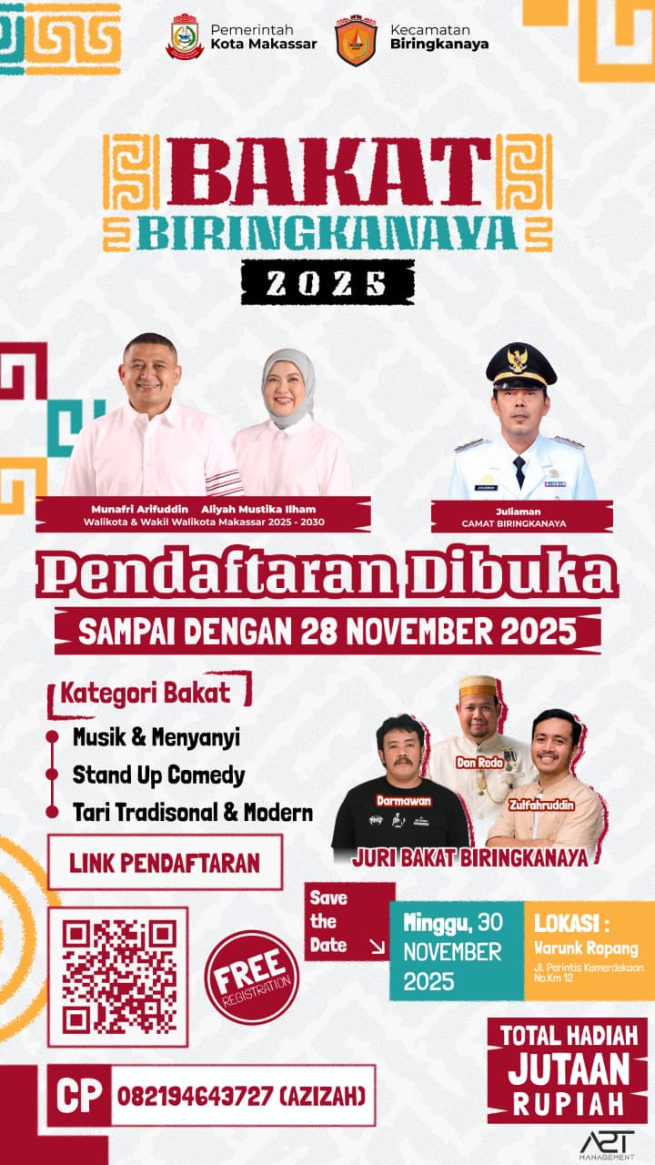 Pemerintah Kecamatan Biringkanaya Gelar Ajang Bakat untuk Jaring Talenta Muda