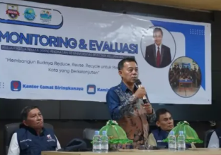 Camat Biringkanaya Terima Kunjungan Monev KKN Tematik Unibos Angkatan 59