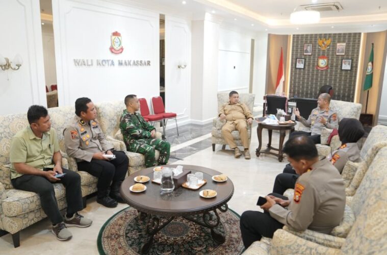 Jelang Pencoblosan Ketua RT - RW, Munafri Ajak Kapolrestabes dan Dandim Turun Serukan Persatuan