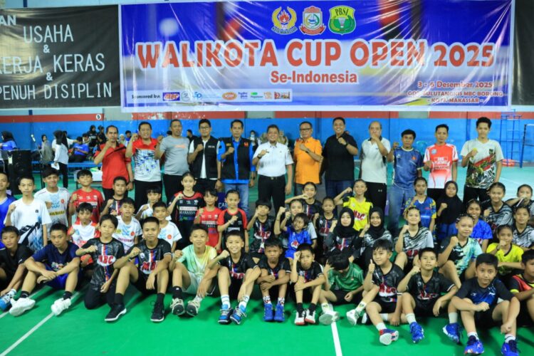 Wali Kota Cup 2025 Jadi Ajang Pembinaan Atlet Muda Bulutangkis Makassar