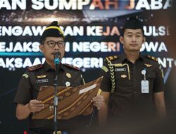 Gerbong Mutasi Dibuka, Kajati Sulsel Lantik Tiga Pejabat Menempati Posisi Strategis