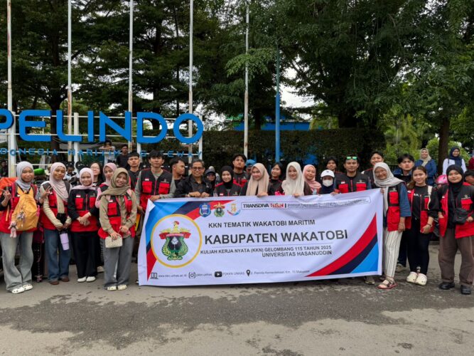 Unhas Lepas Mahasiswa KKN Tematik ke Wakatobi