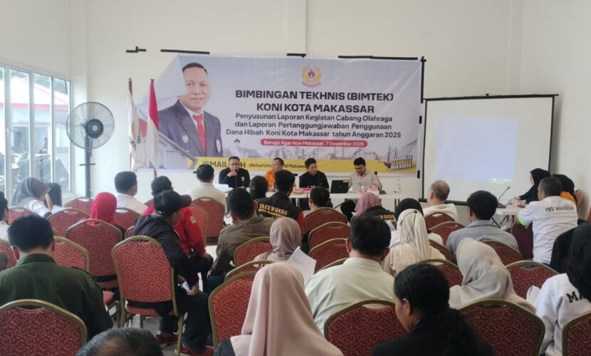 KONI Makassar Gelar Bimtek Penyusunan LPJ dan Laporan Kegiatan Cabor