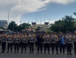Ratusan Personel Brimob Polda Sulsel Dikirim ke Aceh untuk Tugas Kemanusiaan