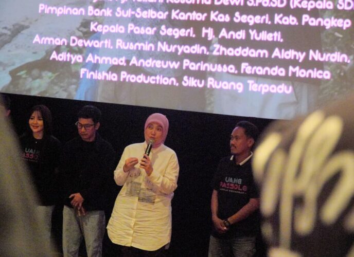Apresiasi Karya Anak Makassar, Aliyah Mustika Ilham Nobar Film Uang Passolo