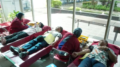 Peringati Bulan K3 2026, Pelindo Group Wilayah Makassar Gelar Donor Darah