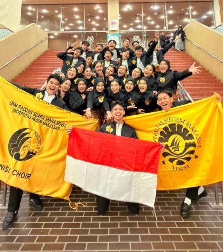 PSM UNM Pinisi Choir Sabet Juara di Kancah Internasional "4th Sing n Pray from Kobe" Jepang