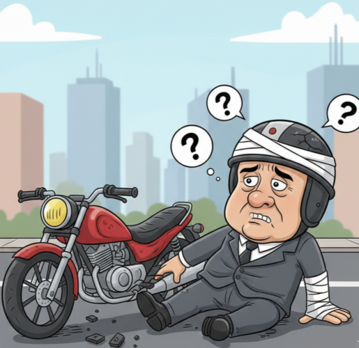 Seorang Pengendara Motor Diduga Jadi Korban Tabrak Lari di Jalan Regge