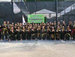 Asah Ketangkasan Prajurit, Korem 141/Toddopuli Gelar Latihan Pencak Silat Militer