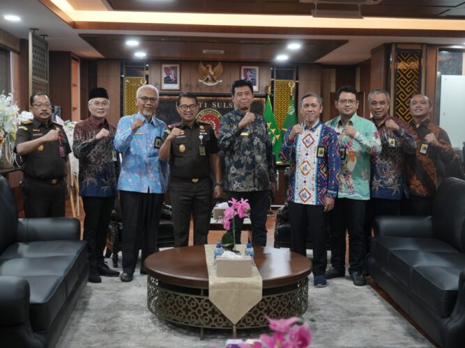 DJP Sulselbartra dan Kejati Sulsel Dorong Efektivitas Penegakan Hukum Pajak