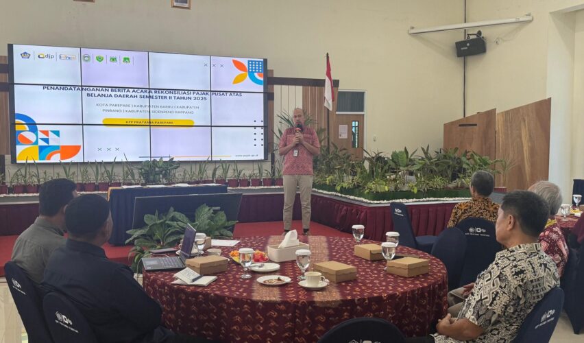 KPP Pratama dan KPPN Parepare Rekonsiliasi Penyetoran Pajak Pusat atas Belanja Daerah Semester II 2025