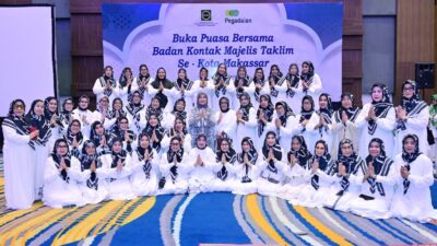 Eratkan Kebersamaan Majelis Taklim dalam Buka Puasa Bersama BKMT Makassar